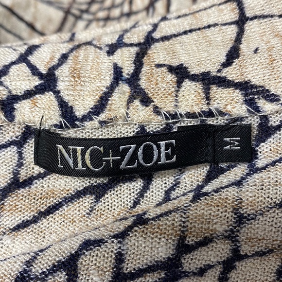 NIC + ZOE Cardigan Open Front Medium - Picture 5 of 6